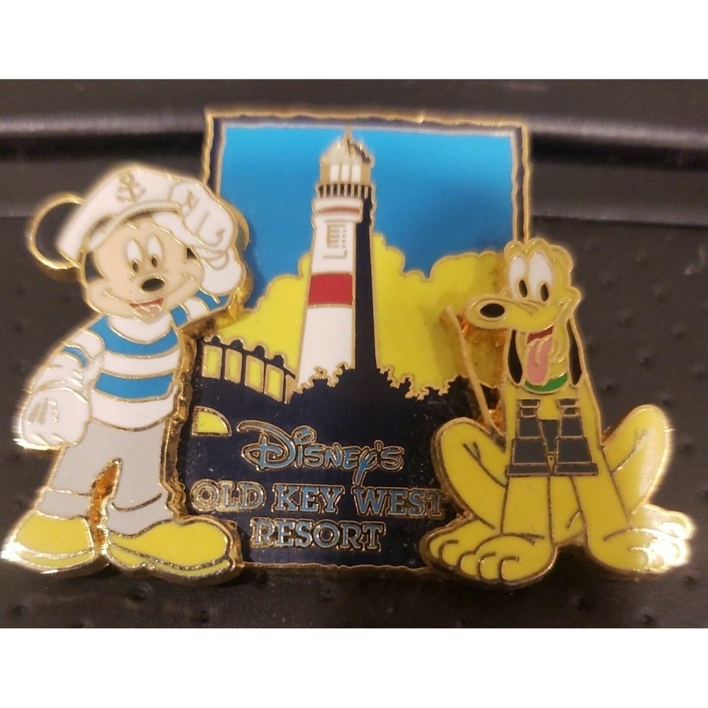 Disney pin Old Key West Resort Logo Mickey Mouse & Pluto 53064